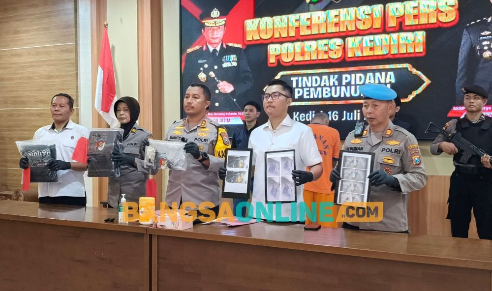 Polres Kediri Rilis Kronologi Jasad Wanita yang Dibuang di Blitar Usai Dihabisi Kekasihnya