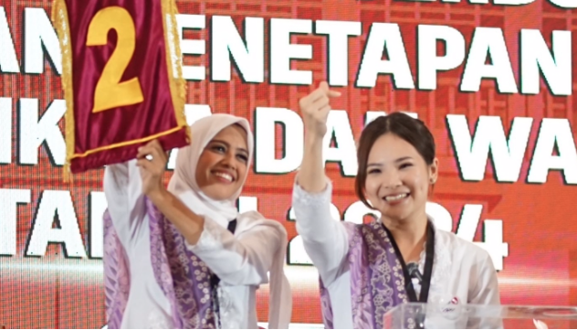 Pasangan Fren, sebagai nomor 2 di penetapan peserta Pilwali Kediri (dok. Ist)