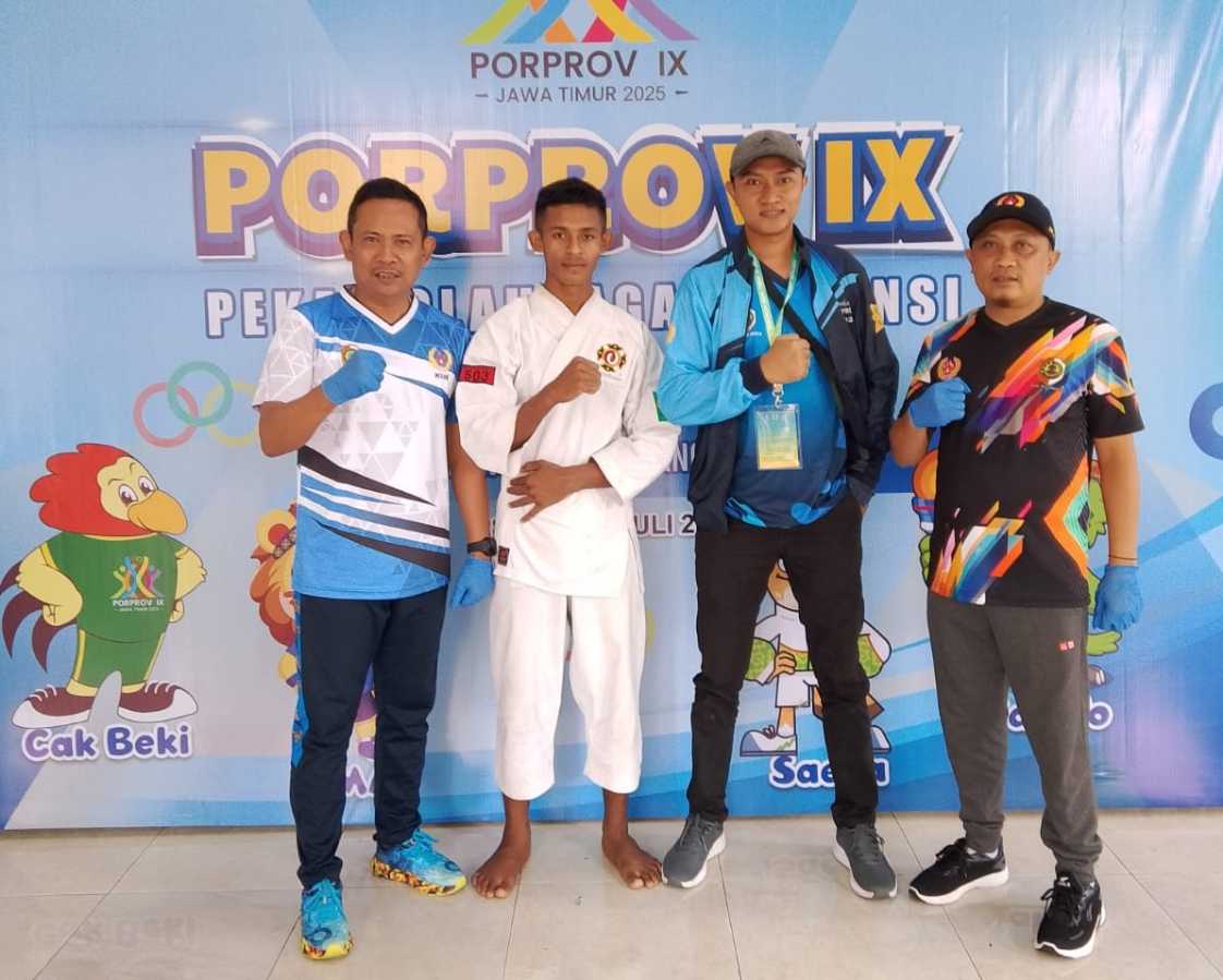 Cabor Kempo Kontingen Kabupaten Mojokerto Raih 4 Medali di Porprov IX Jatim
