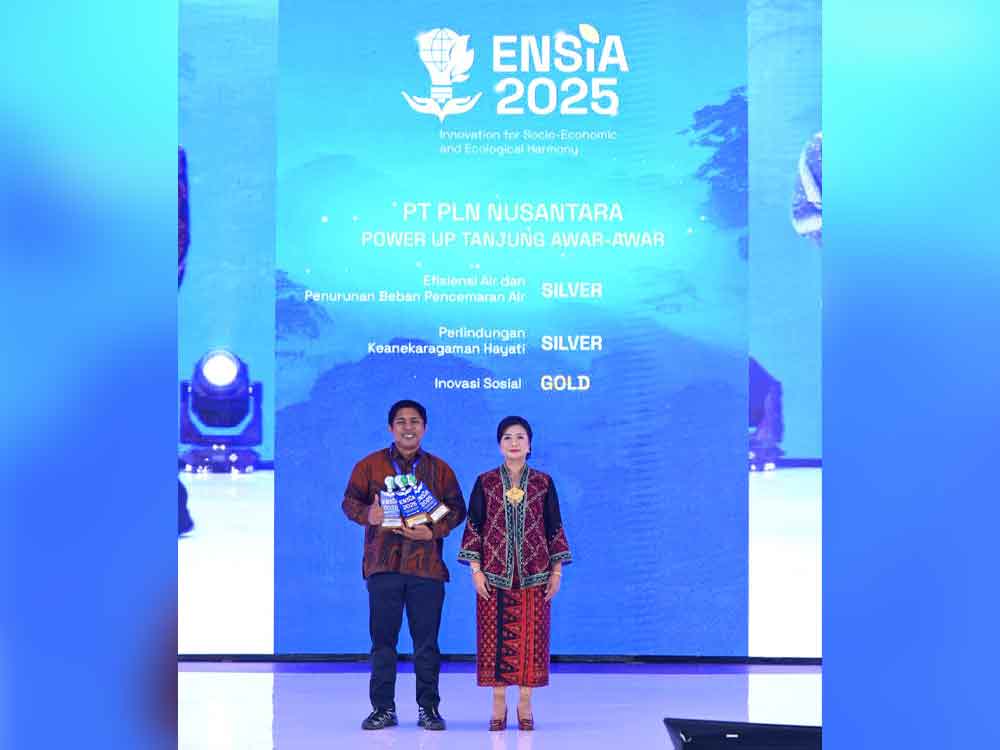 PLN Nusantara Power Tanjung Awar-awar Terima Penghargaan ENSIA 2025