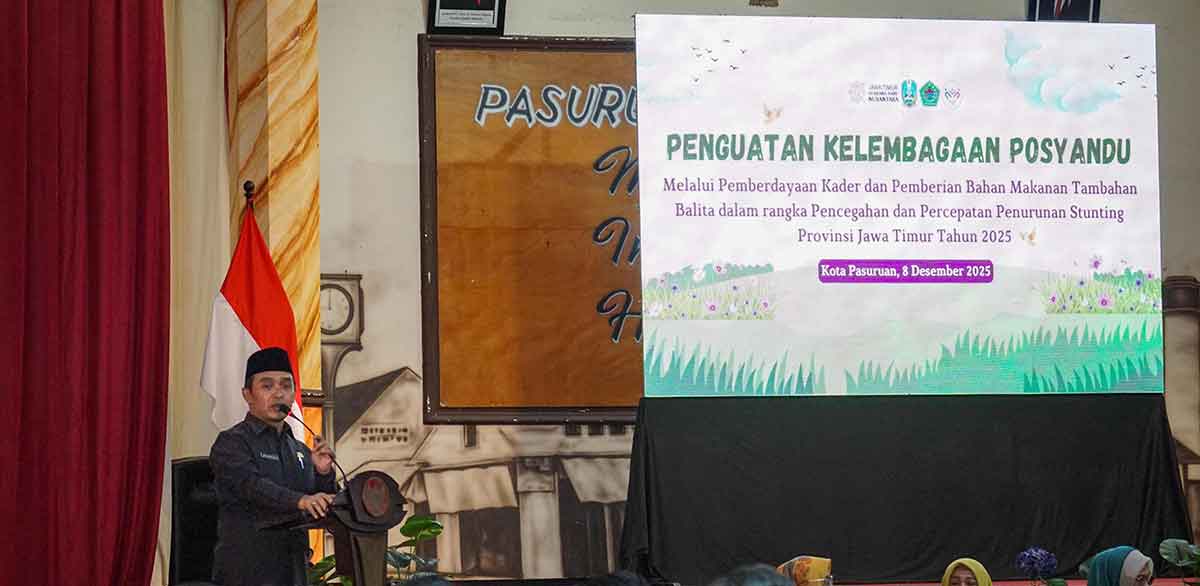 Pemprov Jatim Perkuat Posyandu, Stunting Kota Pasuruan Ditargetkan Turun di Bawah 5 Persen