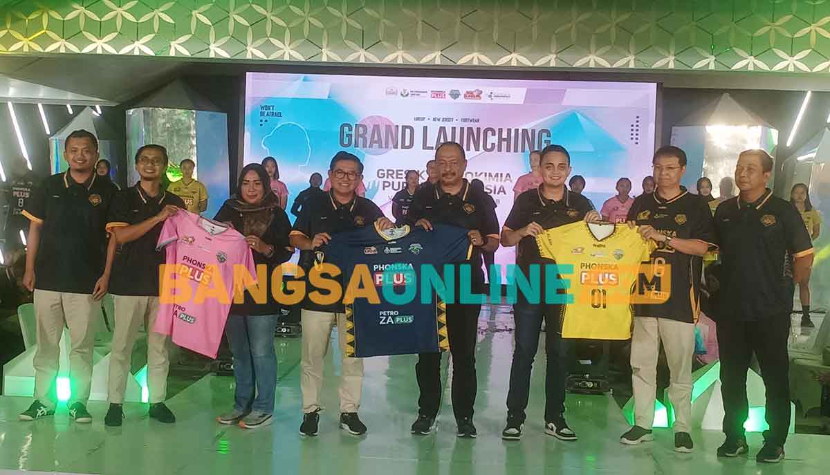 Hadapi Proliga 2024, Petrokimia Gresik Launching GPPI Volley Ball Club