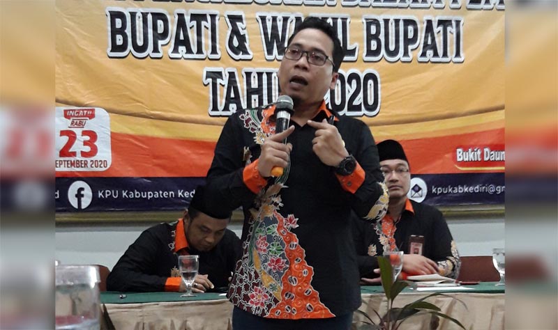 KPU Kediri Sosialisasikan Tahap Penyerahan Syarat Dukungan Bacabup Perorangan