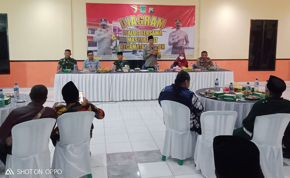 Silaturahim dengan Masyarakat Prigen, Kapolres Pasuruan Ajak Jaga Kamtibmas