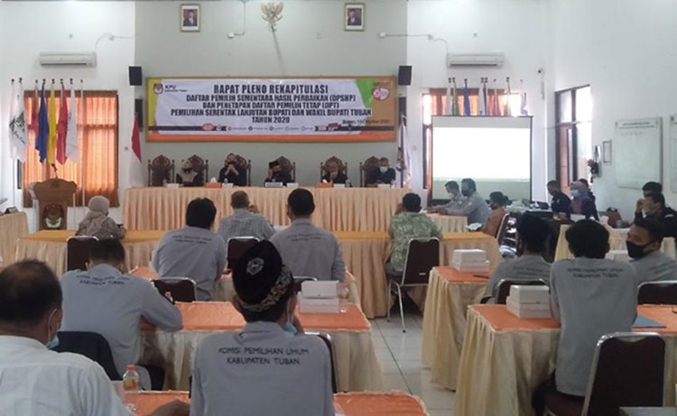 DPT Tuban Ditetapkan 942.519 Orang, Pemilih Perempuan Mendominasi