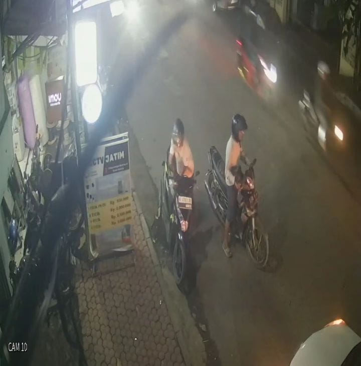 Teknisi CCTV di Taman Sidoarjo Jadi Korban Curanmor di Tempat Kerjanya
