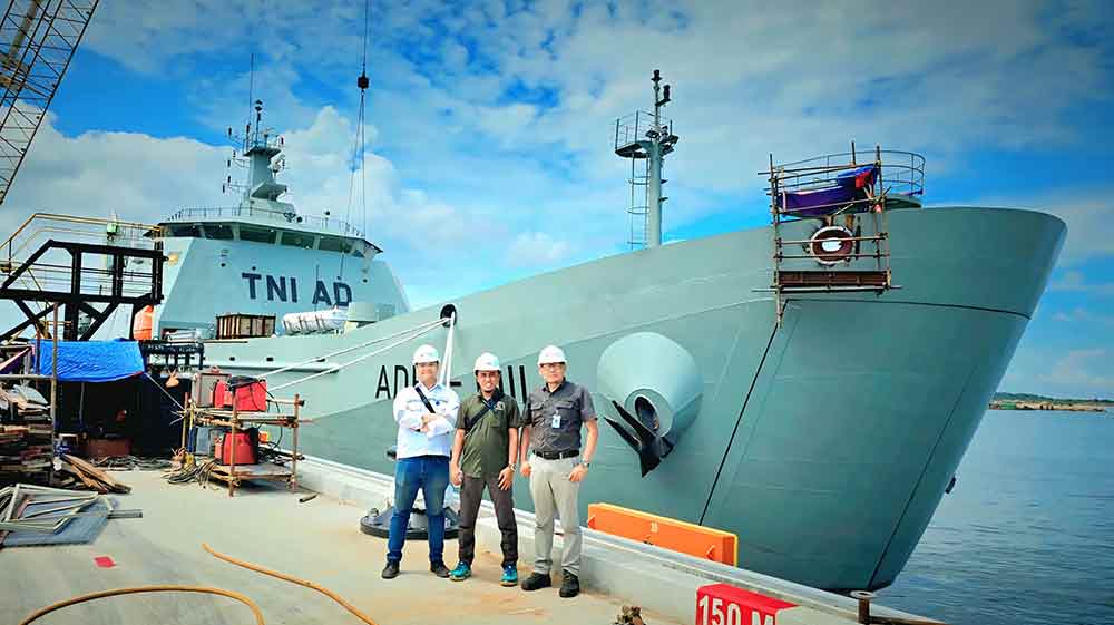 Tim DTSP ITS Berhasil Merancang ADRI LIII, Kapal Perang Multifungsi Terbesar TNI AD
