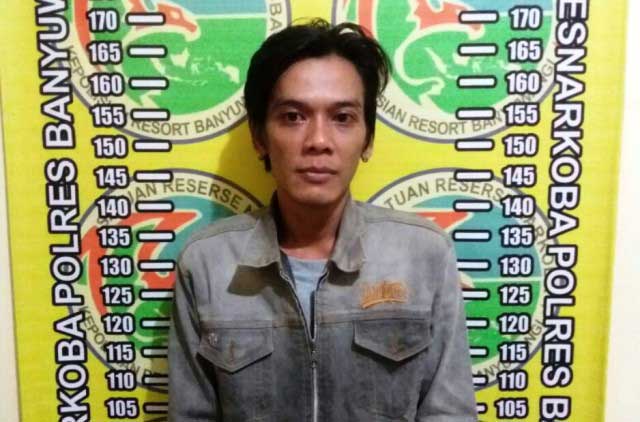 Bayu Catur Prasetya dibekuk saat pesta sabu-sabu.