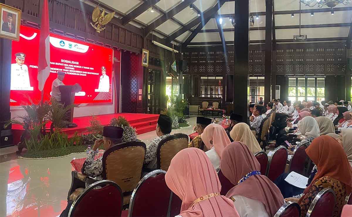 Dinas Pendidikan Kabupaten Malang Sosialisasikan Perbup 5/2024