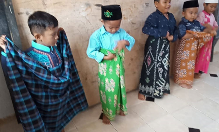 Peringati HSN 2020, RA Nurul Jadid Desa Bilapora Timur Gelar Upacara dan Lomba
