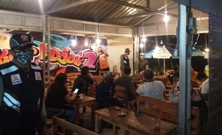 Putus Sebaran Covid-19, Patroli Gabungan Skala Besar Digelar di Kota Kediri