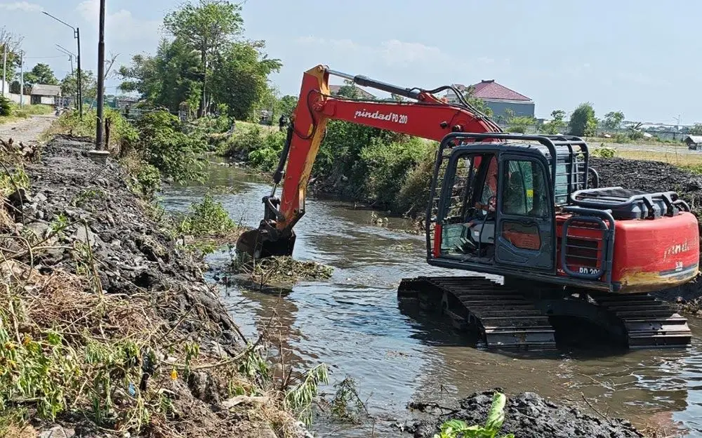 Atasi Masalah Luapan Air, Petani di Balowerti dan Dandangan Sambut Baik Normalisasi Sungai Kresek