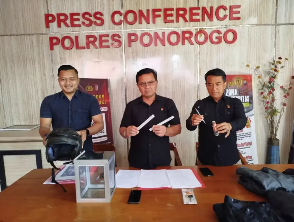 Polres Ponorogo Bekuk Warga Madiun yang Bobol Kotak Amal di 26 Masjid dan Musala