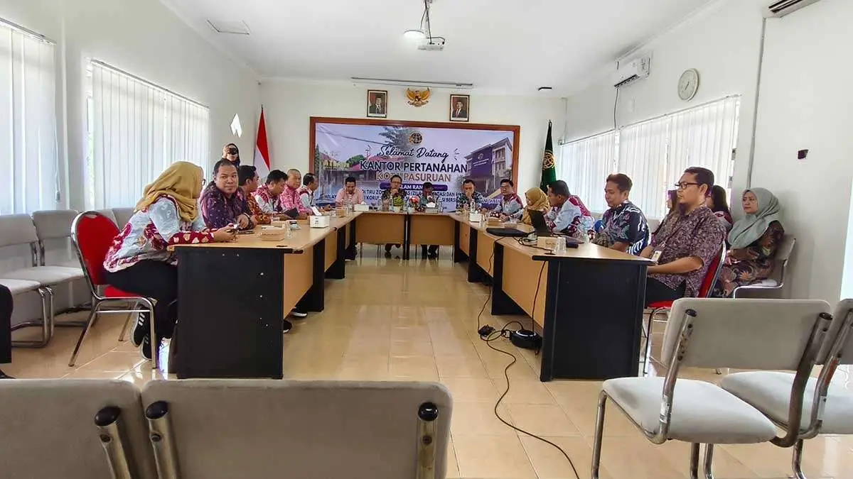 Kantah Kota Pasuruan Studi Tiru Zona Integritas ke Probolinggo