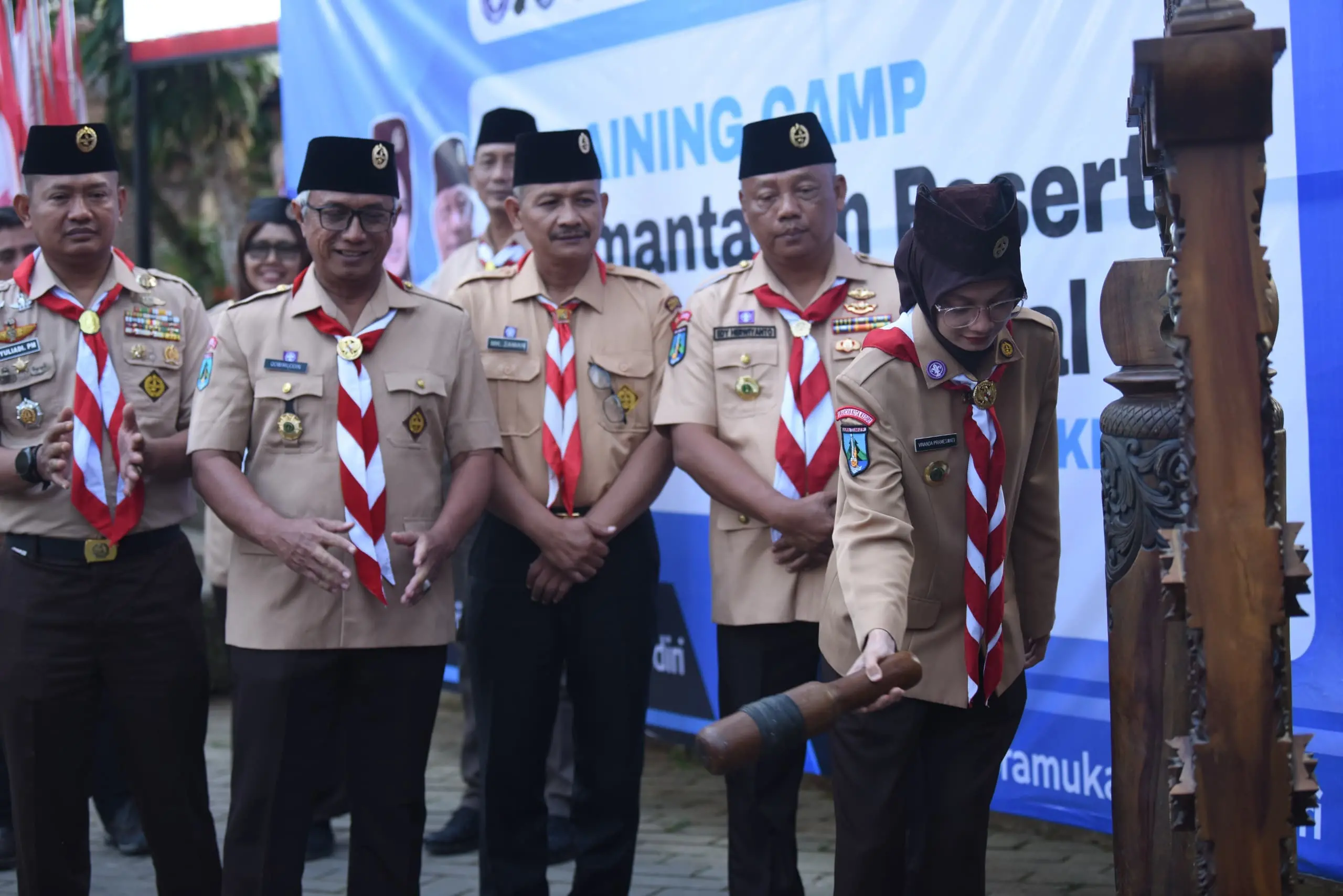 Buka Training Camp Jamnas XII, Wali Kota Kediri Tekankan Pembentukan Karakter Pramuka