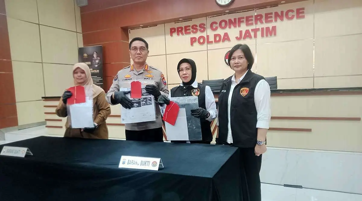 Polda Jatim Tangkap Ayah Kandung Pelaku Persetubuhan Anak di Surabaya