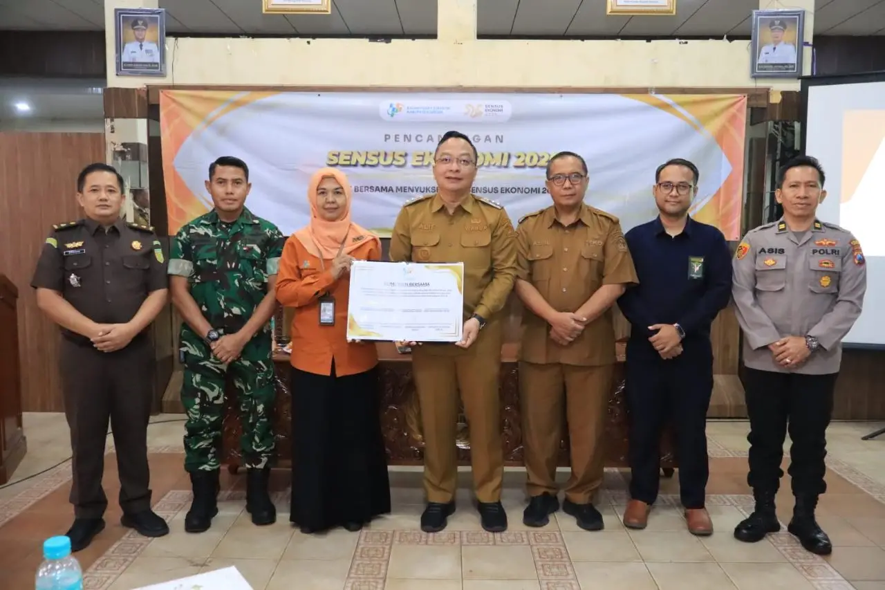 Wabup Gresik Dorong Pendataan Digital demi Percepat Target Sensus Ekonomi 2026