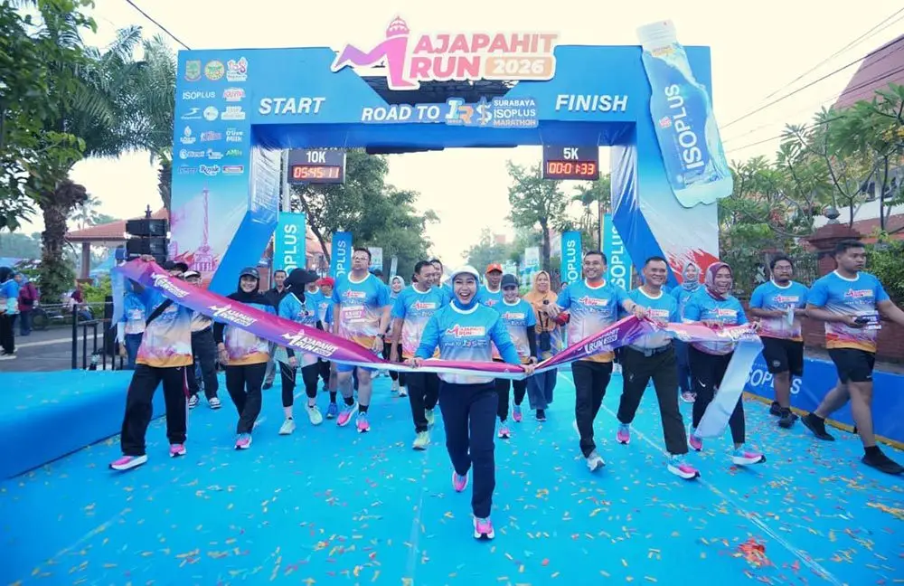 Rayakan Hari Jadi ke-108, 1.500 Pelari Ramaikan Majapahit Run 2026 Kota Mojokerto