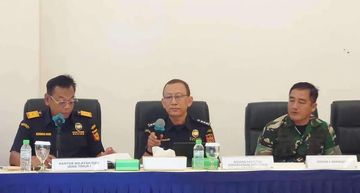 Bea Cukai Jatim I Catat Penerimaan Rp38,99 Triliun Semester I 2026