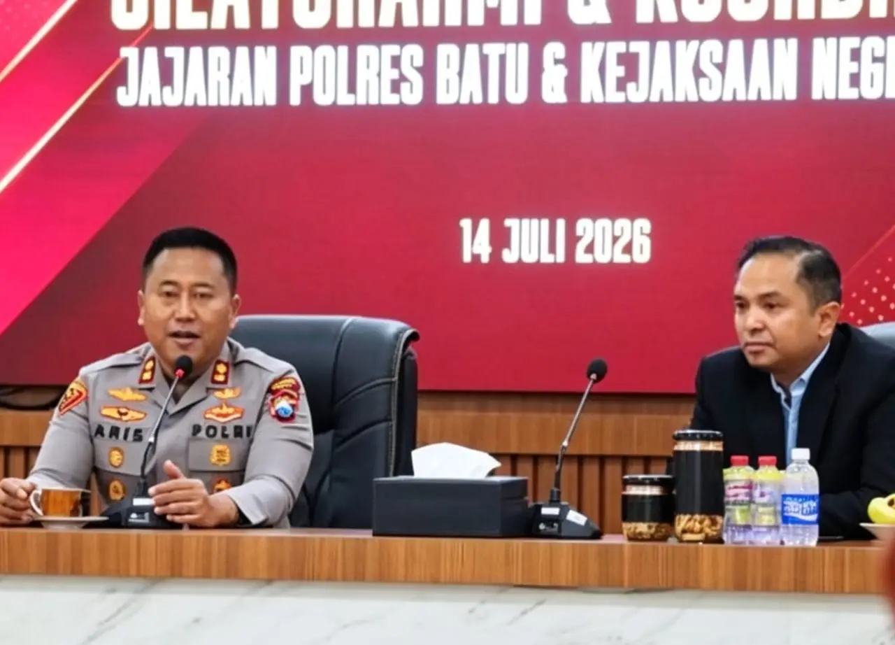 Polres Batu dan Kejari Perkuat Sinergi, Sepakat Tingkatkan Penegakan Hukum yang Profesional