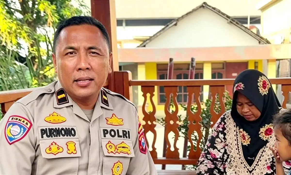 Tangkapan layar video konten @purnomopolisibaik