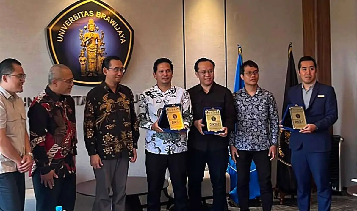 Penandatanganan MoU atau Nota Kesepahaman antara UB bersama VOSCO, Mitufaya, dan Grand Mercure Malang Mirama.