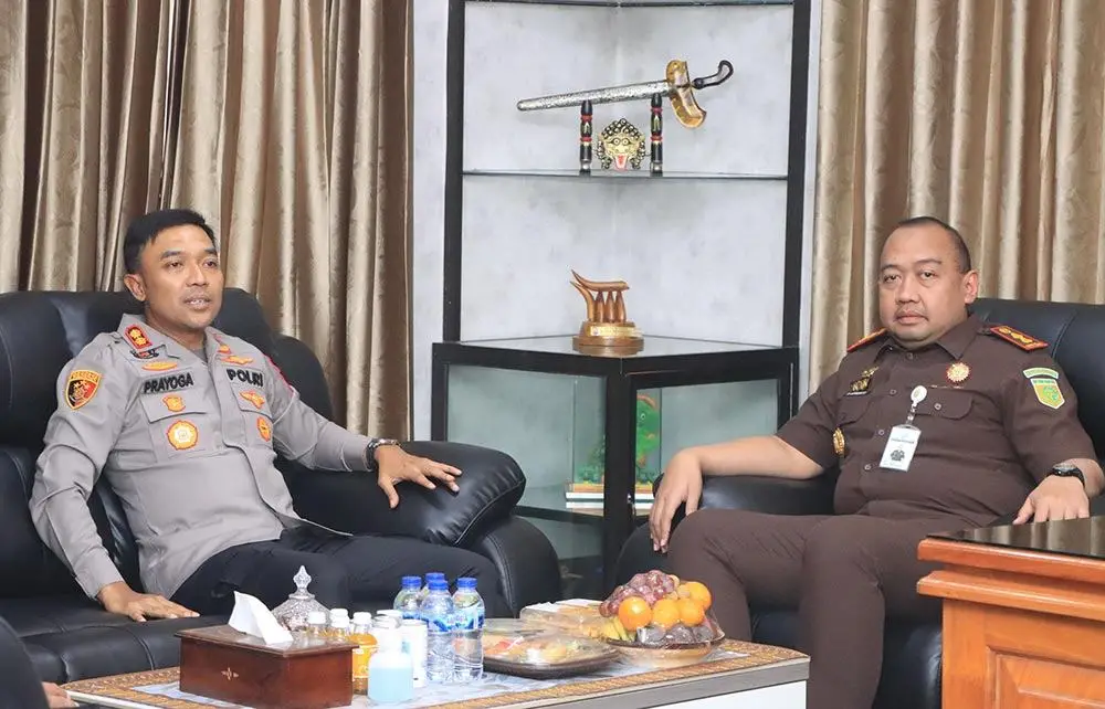 Perkuat Sinergitas Penegakan Hukum, Kapolres Ngawi Gelar Silaturahmi ke Kejaksaan Negeri