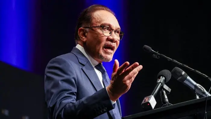 Anwar Ibrahim. Foto: AFP/david gray/detik.com