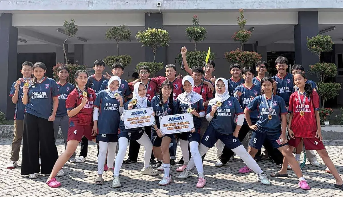 Floorball Kota Malang Raih Juara di Kejurprov Jatim 2026