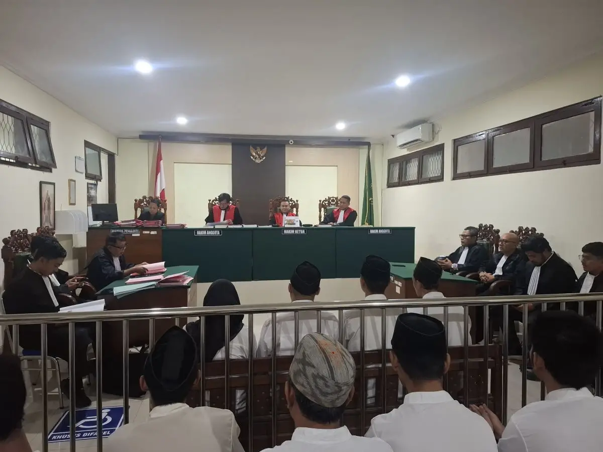 Sidang pembacaan tuntutan kasus ganja di Pengadilan Negeri Jombang