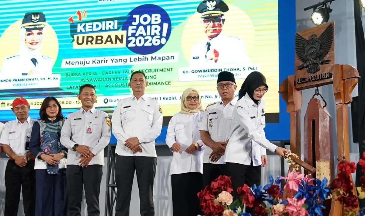 Ribuan Pencari Kerja Padati Kediri Urban Job Fair 2026