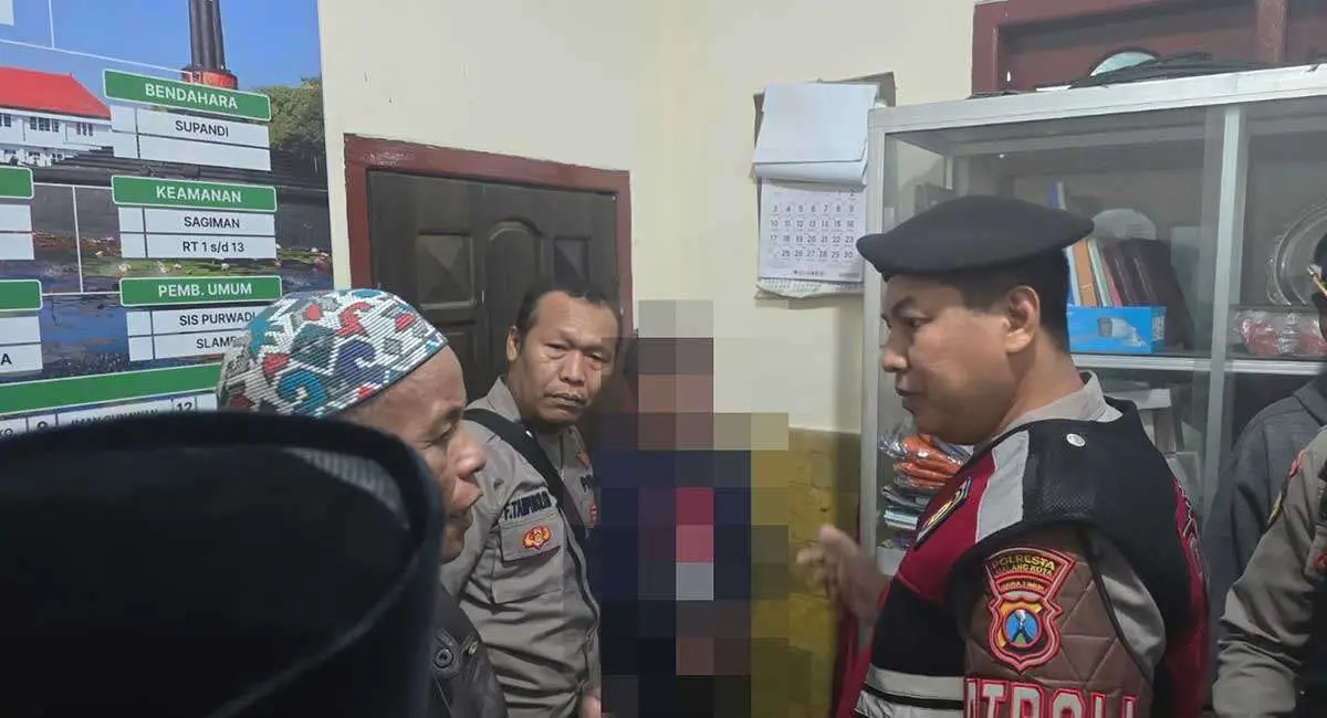 Polresta Malang Kota Tahan Pria 61 Tahun Tersangka Pencabulan Anak
