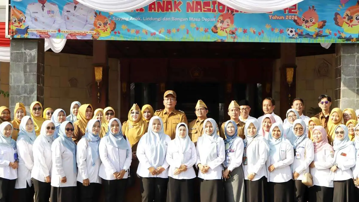 Wakil Bupati Gresik Tekankan Perlindungan Anak di Peringatan HAN ke-42