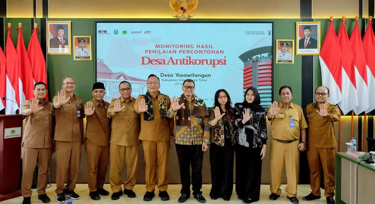 Desa Yosowilangun Jadi Percontohan Antikorupsi di Gresik