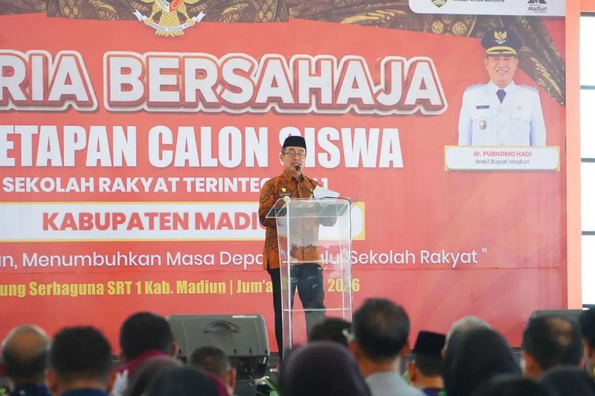 MPLS Sekolah Rakyat Madiun Dimulai, Asrama Penuh Ditargetkan Beroperasi Agustus