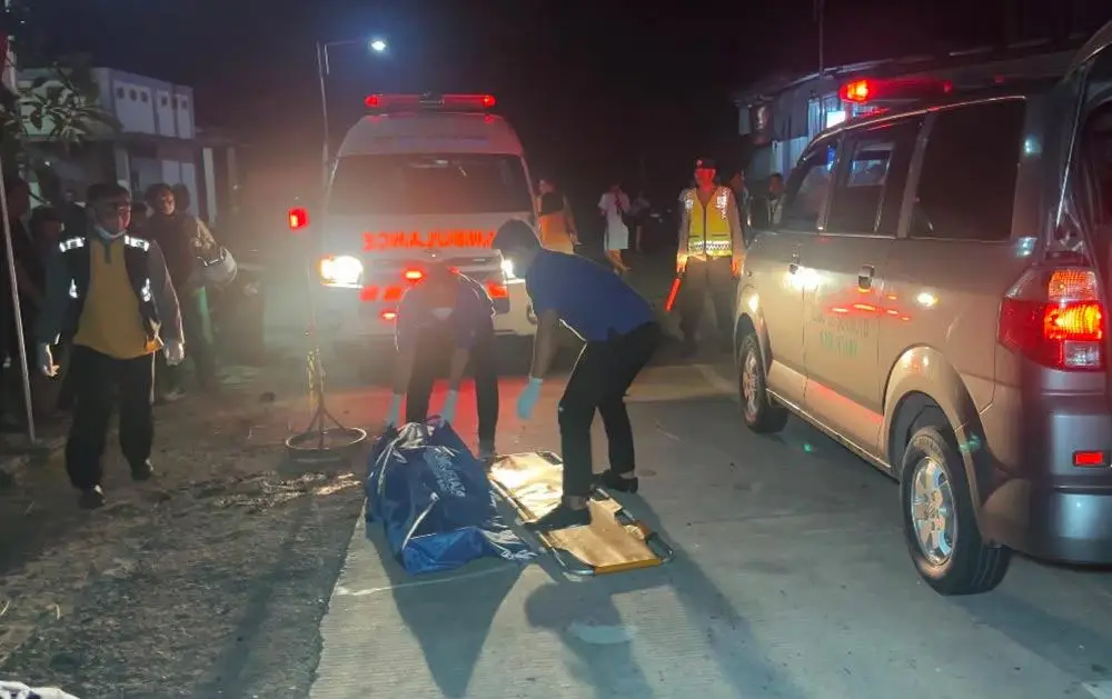Kecelakaan Maut di Persimpangan Kasreman Ngawi Diduga Tabrak Lari, Dua Orang Meninggal di Tempat