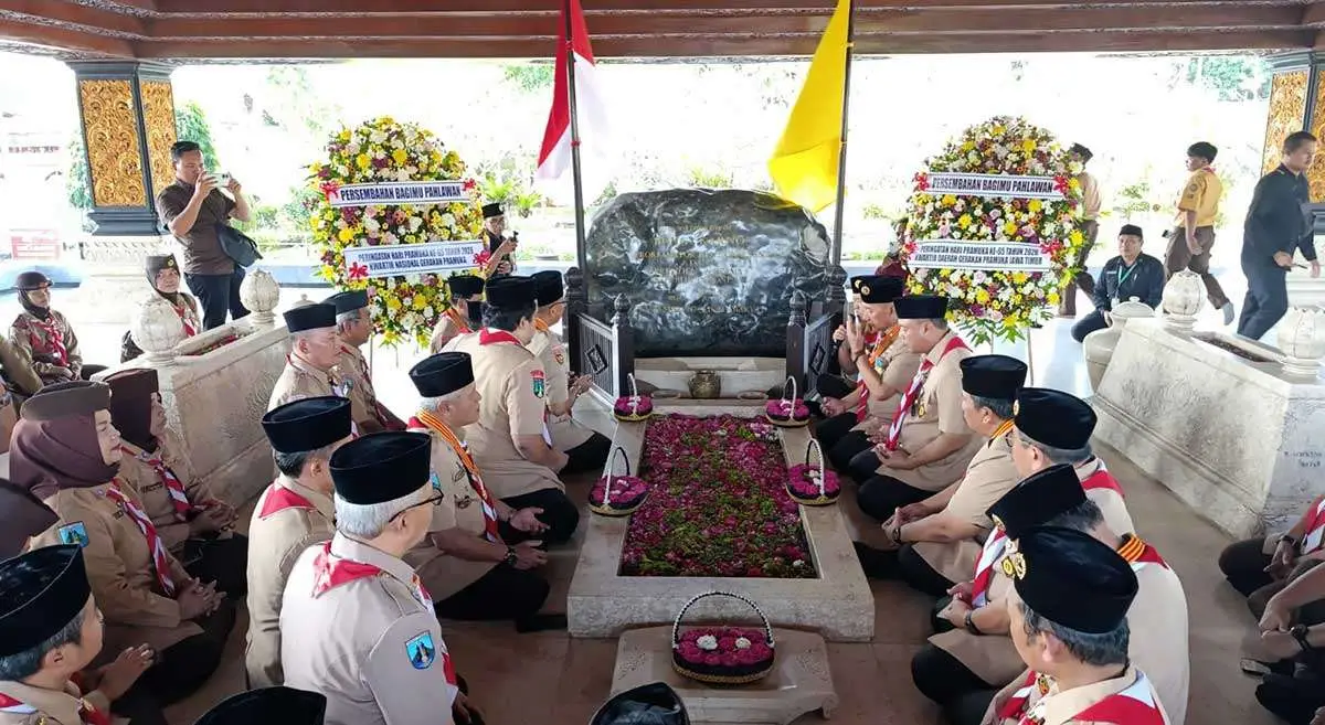 Jamnas XII Pramuka Digelar, 24 Ribu Peserta Ikut Ziarah ke Makam Bung Karno