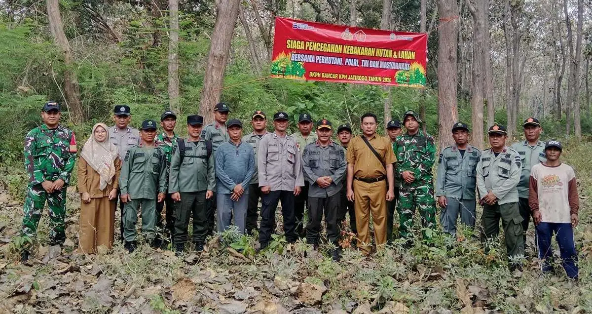 Perhutani Jatirogo Gelar Koordinasi Antisipasi Karhutla