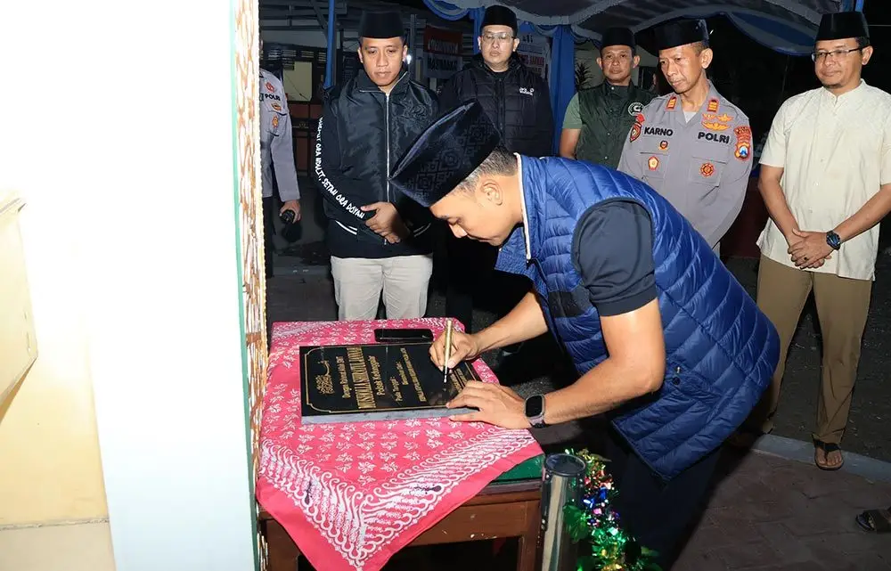 Diresmikan Kapolres Ngawi, Musala Shiratul Jannah Polsek Kedunggalar Hasil Swadaya Anggota dan Warga