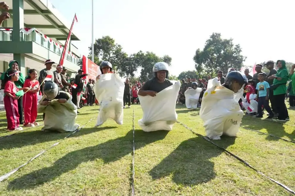 Peringatu HUT ke-81 RI, Kodim Kediri Gelar Beragam Lomba untuk Prajurit dan Keluarga