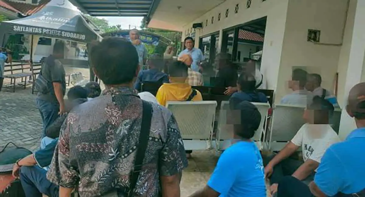 Polresta Sidoarjo Tertibkan Belasan Calo