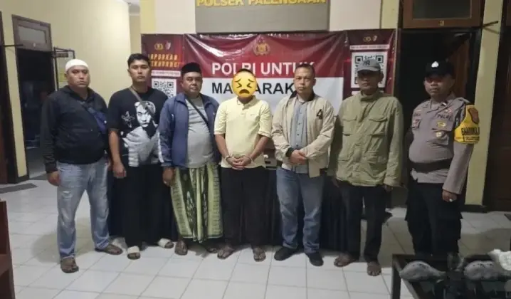 Polsek Palengaan Pamekasan Bekuk Pria di Rumah Kosong yang Diduga Nyabu