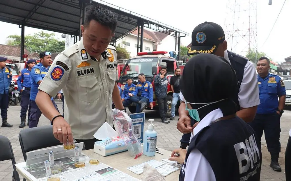 Sempat Ada Anggota Damkar Terindikasi Narkoba, 40 Personel Jalani Tes Urine