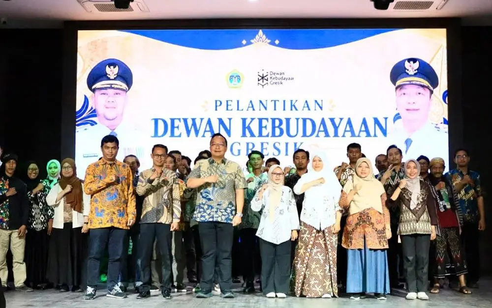 Lantik Pengurus DKG 2026-2029, Wabup Gresik Minta Kebudayaan Jadi Arah Pembangunan Daerah