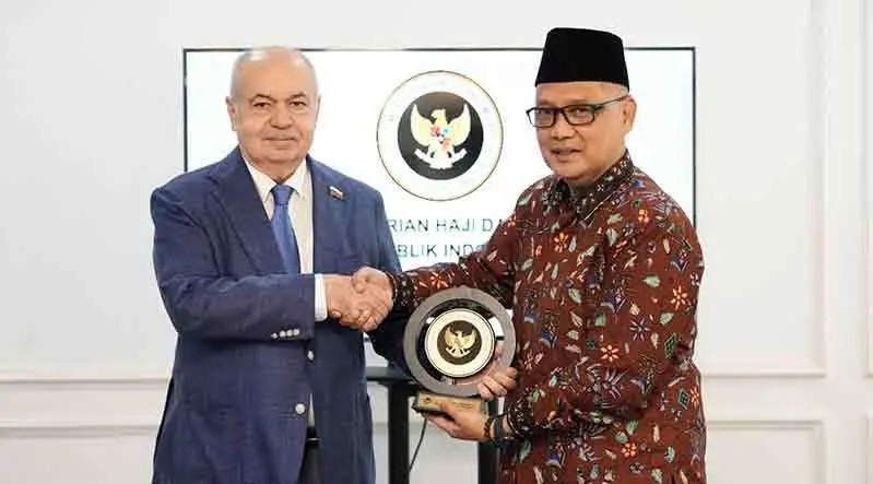 Menhaj Terima Kunjungan Delegasi Rusia, Bahas Penguatan Tata Kelola Haji dan Potensi Kerja Sama