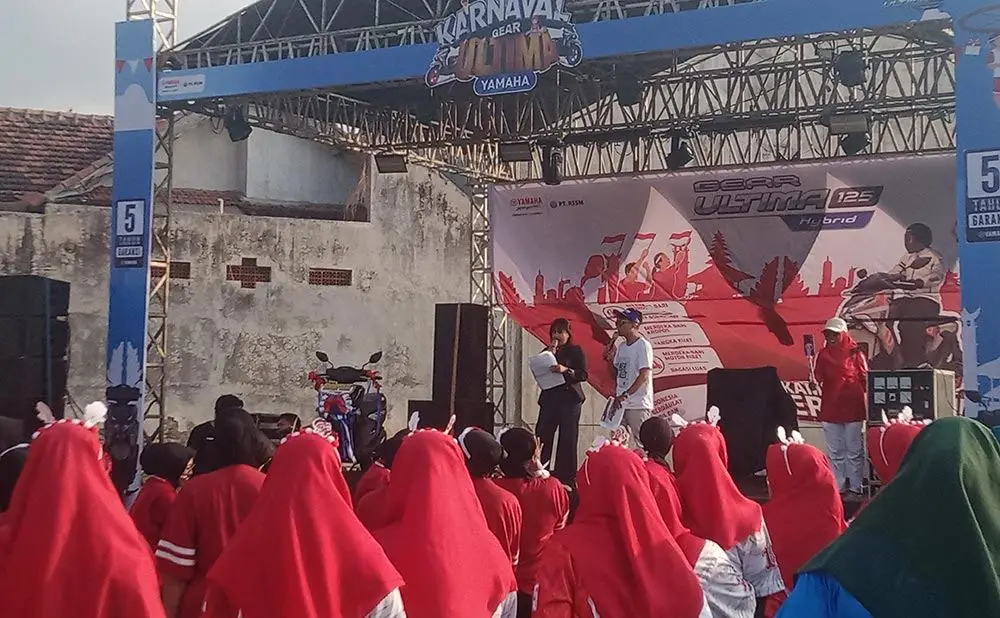 Karnaval GEAR ULTIMA Meriahkan Peringatan Kemerdekaan di Probolinggo, Sediakan Doorprize Motor