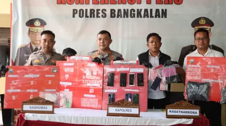 Operasi Tumpas Semeru 2026, Polres Bangkalan Ungkap 20 Kasus Narkoba