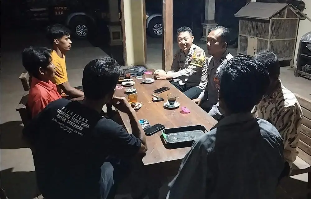 Cegah Kebakaran Hutan dan Lahan, Polsek Sine Ajak Masyarakat Jagir Tak Bakar Lahan Tebu