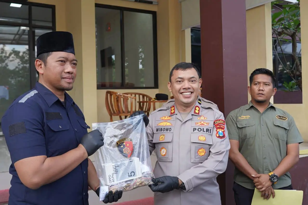 Jambret Pedagang Emas di Bangkalan Ditangkap Kurang dari 24 Jam, Kerugian Rp1,189 Miliar