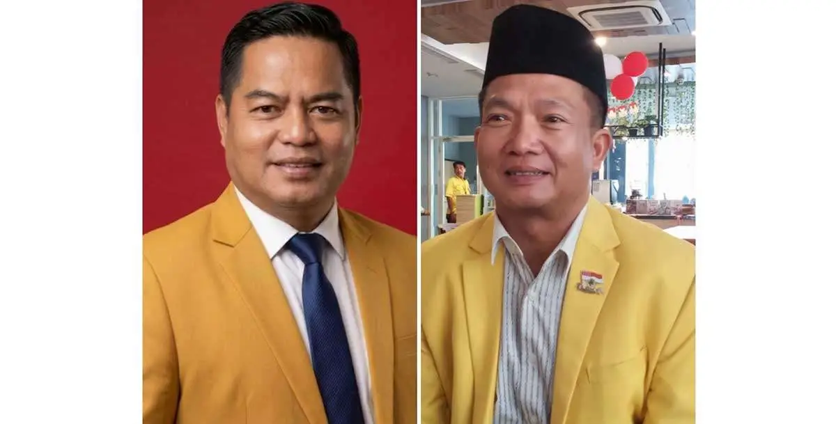 Kolase foto Kusno dan Wongso Negoro, anggota DPRD Gresik PAW.
